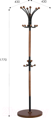 Вешалка для одежды Мебелик Д 1