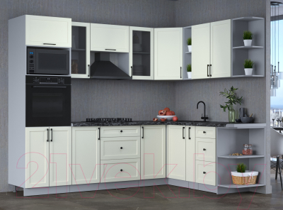 Готовая кухня Интерлиния Тренд 1.88x2.6 ВТ правая