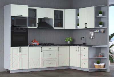 Готовая кухня Интерлиния Тренд 1.88x2.8 ВТ правая