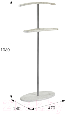 Стойка для одежды Мебелик Костюмная Дэви 3