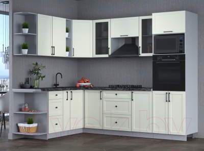 Готовая кухня Интерлиния Тренд 1.88x2.6 ВТ левая