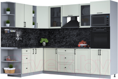 Готовая кухня Интерлиния Тренд 1.88x2.8 ВТ левая - фото