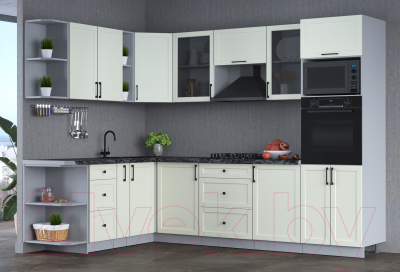 Готовая кухня Интерлиния Тренд 1.88x2.8 ВТ левая