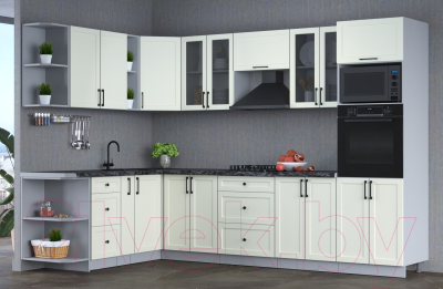 Готовая кухня Интерлиния Тренд 1.88x3.0 ВТ левая