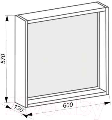 Зеркало ЗОВ Женева 60 / JZLWP564570