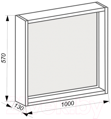 Зеркало ЗОВ Женева 100 / JZLWP960570