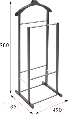 Стойка для одежды Мебелик Костюмная В 27Н