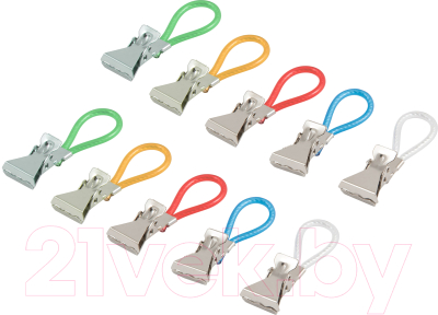 Набор зажимов для полотенец Рыжий кот Mollete-10 / 004665 - фото