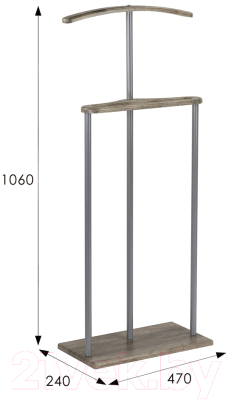 Стойка для одежды Мебелик Костюмная Дэви 5