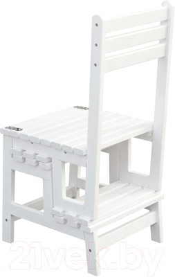 Cтул-лестница Мебелик Массив (снег)