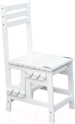 Cтул-лестница Мебелик Массив (снег)