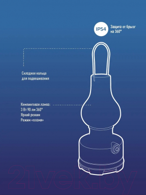 Фонарь Космос KOC603B