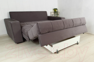 Диван DiArt Джаз 1400 ППУ (велюр Ultra Stone)