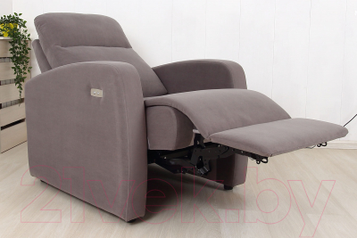 Кресло-реклайнер DiArt Лаунж (велюр Ultra Stone)