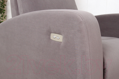 Кресло-реклайнер DiArt Лаунж (велюр Ultra Stone)