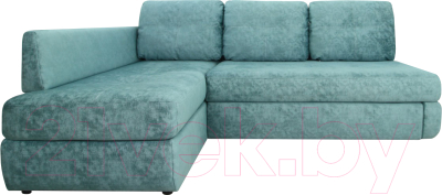 Диван угловой DiArt Сильвия Elax левый (велюр Everest Mint) - фото