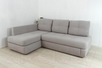 Диван угловой DiArt Сильвия Elax левый (велюр Магия 3)