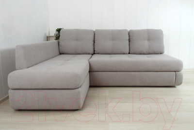 Диван угловой DiArt Сильвия Elax левый (велюр Магия 3)