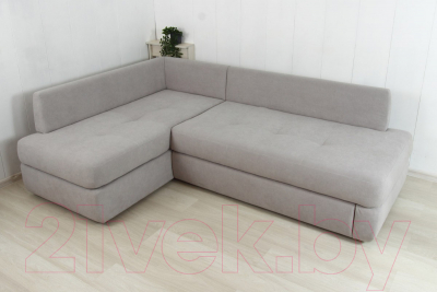 Диван угловой DiArt Сильвия Elax левый (велюр Магия 3)