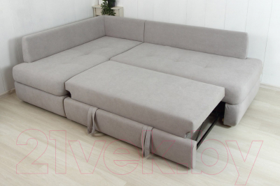 Диван угловой DiArt Сильвия Elax левый (велюр Магия 3)