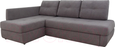 Диван угловой DiArt Сильвия Elax левый (велюр Магия 88) - фото