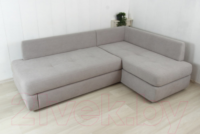 Диван угловой DiArt Сильвия Elax правый (велюр Магия 3)