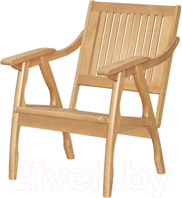 Кресло садовое Мебелик Массив решетка (бук) - фото