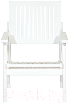 Кресло садовое Мебелик Массив решетка (снег)