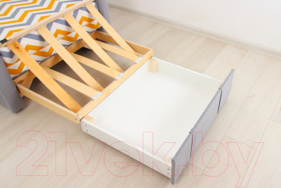 Диван DiArt Кеша 800 (велюр Rikko Yellow/Магия 53)