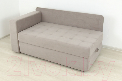 Тахта DiArt Студент левая (велюр Магия 172/Магия 53)