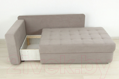 Тахта DiArt Студент левая (велюр Магия 172/Магия 53)