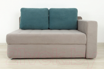 Тахта DiArt Студент правая (велюр Магия 172/Магия 53)