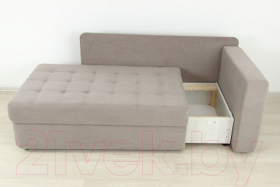 Тахта DiArt Студент правая (велюр Магия 172/Магия 53)