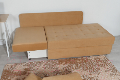 Тахта DiArt Студент левая (велюр Velutto 02)