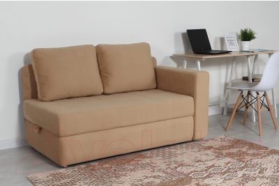 Тахта DiArt Студент правая (велюр Velutto 02)