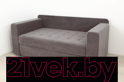 Тахта DiArt Студент 2П правая (велюр Willy Mint/Магия 57)