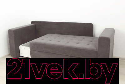 Тахта DiArt Студент 2П правая (велюр Willy Mint/Магия 57)