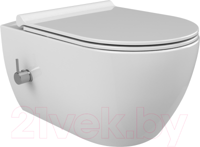 Унитаз подвесной CeraStyle City HC00206PH00 с функцией биде и смесителем - фото
