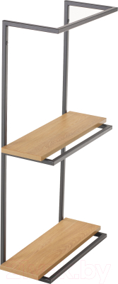 Полка РасГар Ассистент (черный/дуб сантана) - фото