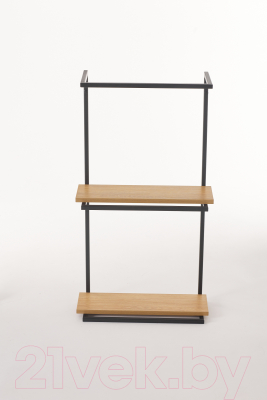 Полка РасГар Ассистент (черный/дуб сантана)