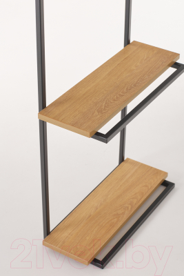 Полка РасГар Ассистент (черный/дуб сантана)