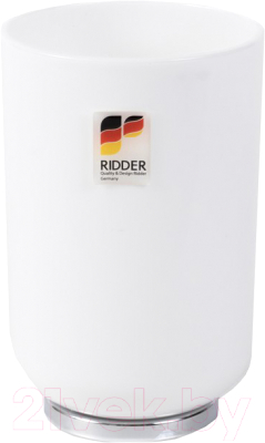 Стакан для зубной щетки и пасты Ridder Alba 2015101 / 102042 - фото