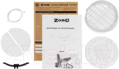 Вытяжка плоская ZORG Piano 600 60 M