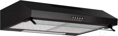 Вытяжка плоская ZORG Piano 600 60 M (черный) - фото