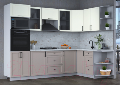 Готовая кухня Интерлиния Тренд 1.68x2.8 ВТ правая