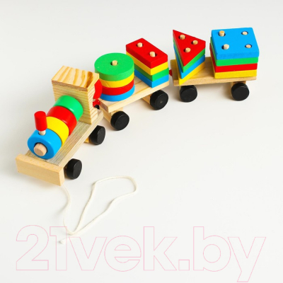 Конструктор Лесная мастерская Паровоз / 280953