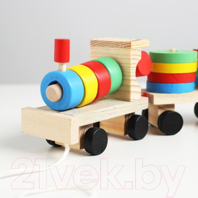 Конструктор Лесная мастерская Паровоз / 280953