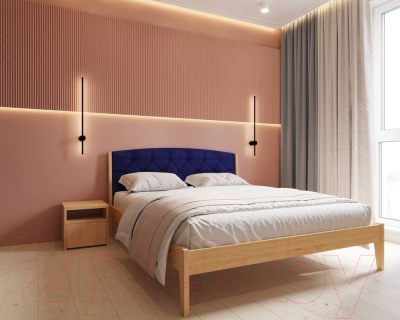 Двуспальная кровать БАМА Массив Ева