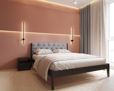 Двуспальная кровать БАМА Массив Ева