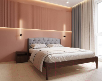 Двуспальная кровать БАМА Массив Ева